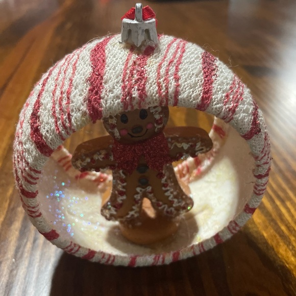Vintage Cloth Exterior Gingerbread Ornament - Picture 2 of 4